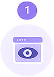 User visits your website